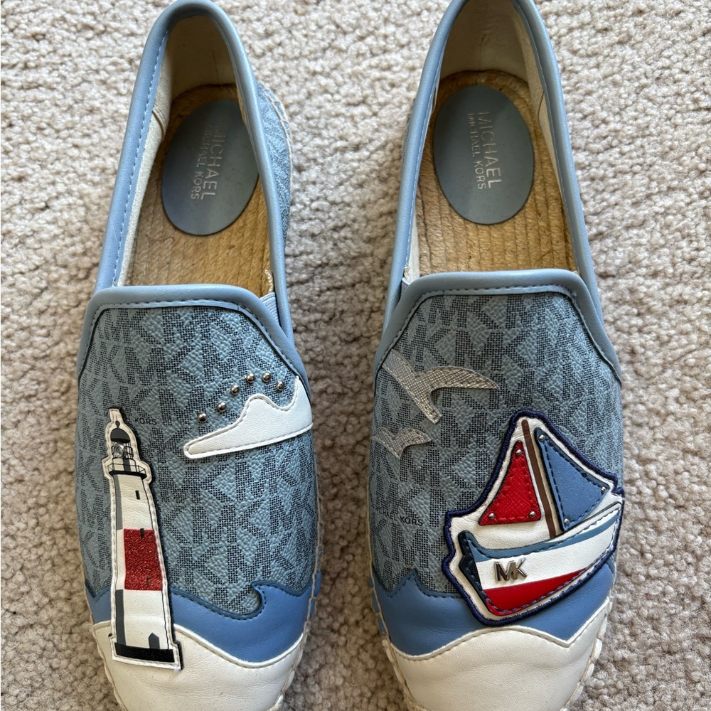 Michael Kors Nautical Blue Loafers